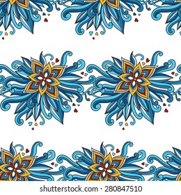 Romantic floral pattern. Seamless pattern can be used for wallpaper, textures