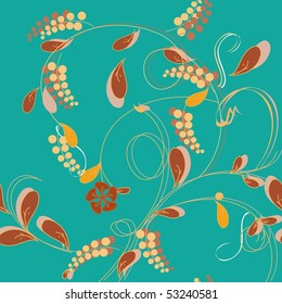 Romantic floral seamless