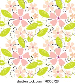 Romantic floral seamless