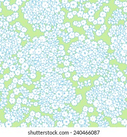 romantic floral seamless pattern
