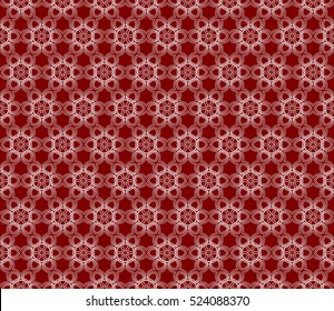 romantic floral seamless pattern background. Luxury texture for wallpaper, invitation. Vector illustration. silver on red color.