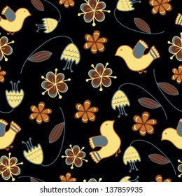 Romantic floral texture. Copy that square to the side and you'll get seamlessly tiling pattern which gives the resulting image the ability to be repeated or tiled without visible seams.