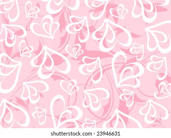 romantic floral vector background