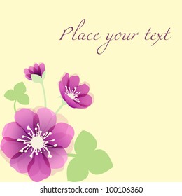 Romantic Flower Background