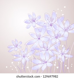 Romantic Flower Background