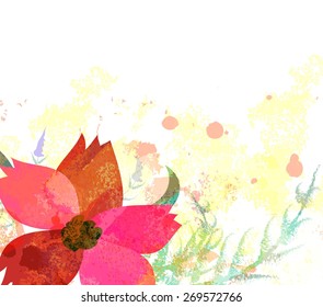 Romantic Flower Background