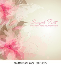 Romantic Flower Background