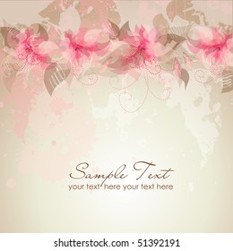 Romantic Flower Background