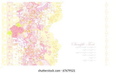 romantic flower background