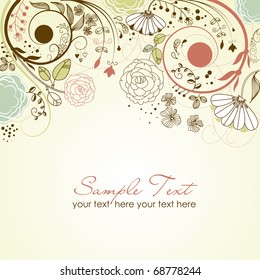 Fondo romántico de las flores