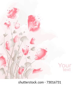 Romantic Flower Background