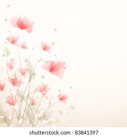 Romantic Flower Background