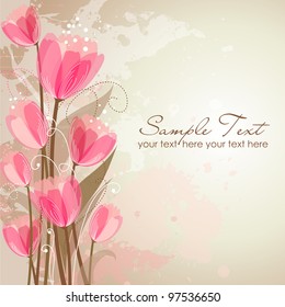 Romantic Flower Background