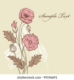 Romantic Flower Invitation