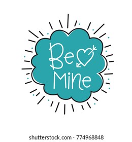 Romantic frame with 
declaration of love. Source of design for Valentines day 