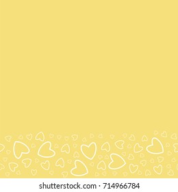 romantic frame with hearts. For prints, cards, invitations, birthday, holidays, party, celebration, wedding, Valentine's day. Vector illustration.