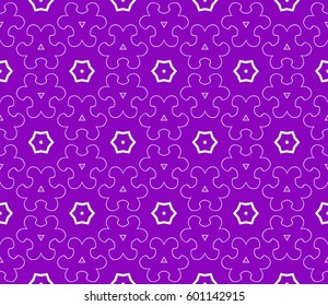 romantic geometric floral seamless pattern. Vector illustration. For modern interior design, fashion textile print, wallpaper, decor panel