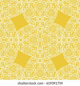 romantic geometric floral seamless pattern. Vector illustration. for printing on fabric, paper for scrapbooking, wallpaper, cover, page book.