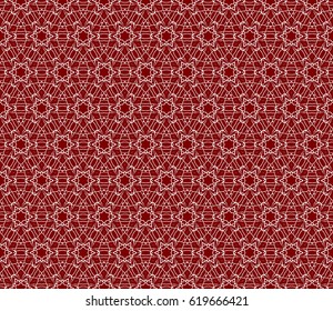romantic geometric floral seamless pattern. Vector illustration. For modern interior design, fashion textile print, wallpaper, decor panel