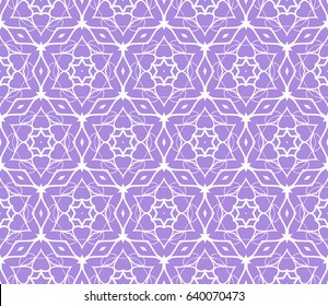 romantic geometric floral seamless pattern. Vector illustration. For modern interior design, fashion textile print, wallpaper, decor panel