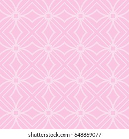 romantic geometric floral seamless pattern. Vector illustration. For modern interior design, fashion textile print, wallpaper, decor panel