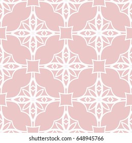 romantic geometric seamless pattern. Vector illustration. For greeting cards, invitations, cover book, fabric, scrapbooks.