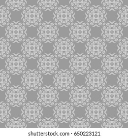 romantic geometric seamless pattern. Vector illustration. For modern interior design, fashion textile print, wallpaper, decor panel