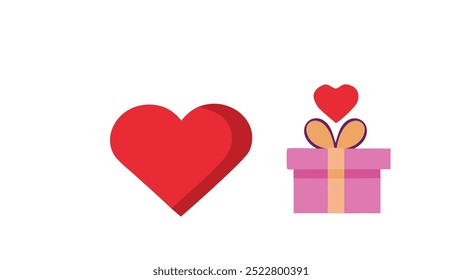 Romantic gifts for Valentine's Day. Valentine's Day background.