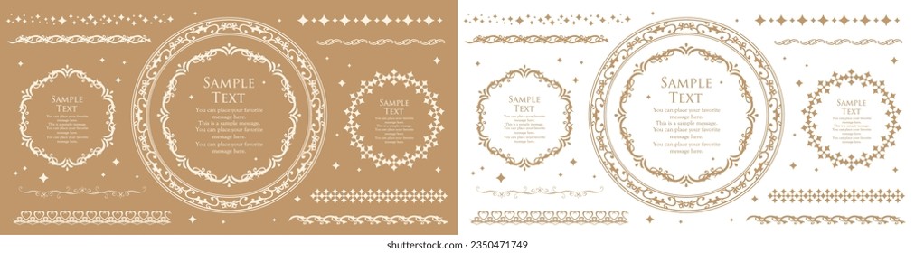 Romantic and gorgeous adult cute antique frame
