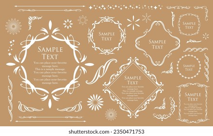 Romantic and gorgeous adult cute antique frame