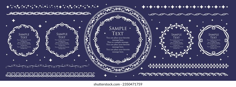 Romantic and gorgeous adult cute antique frame