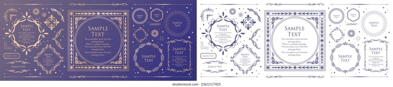 Romantic and gorgeous adult cute antique frame