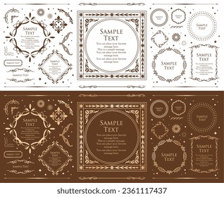 Romantic and gorgeous adult cute antique frame