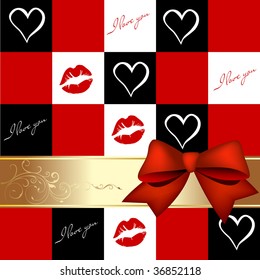 romantic greeting card
