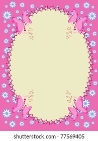 romantic greeting card