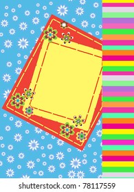 romantic greeting card like souvenir
