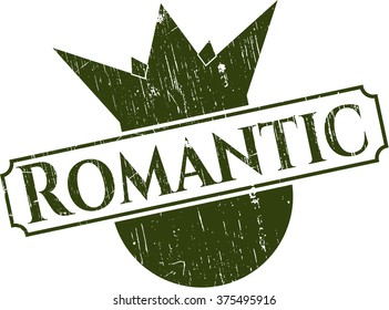 Sello de grano romántico