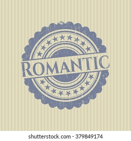 Romantic grunge stamp