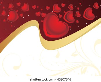 romantic halftone background illustration