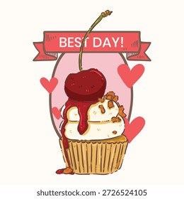 A romantic hand-drawn illustration featuring a red and a pink padlock, each decorated with a heart, locked together to symbolize eternal love. The design includes a "Valentine's Day" ribbon banner, two white doves, and small floating hearts on a decorative pink background. Perfect for romantic greeting cards, wedding invitations, and holiday-themed marketing materials.