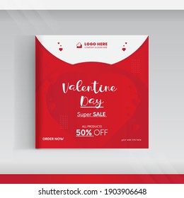Romantic happy valentine card element illustration set
