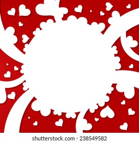  Romantic Happy Valentine Day invitation template. card design illustration