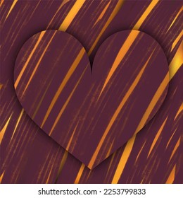Romantic heart artistic watercolor background.
