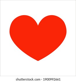 Diseño plano vectorial de icono romántico del corazón en estilo moderno para la celebración del matrimonio. modificable por color