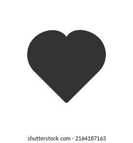 Diseño plano de vectores de ícono cardíaco romántico en estilo de moda para la celebración del matrimonio