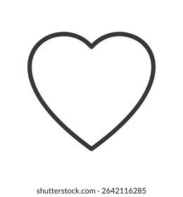 Romantic Heart Icon vector flat design in trendy style for Marriage Celebration