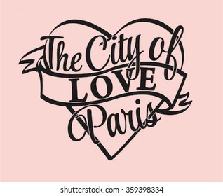 romantic heart print for t-shirt