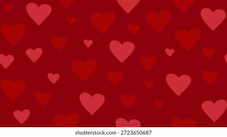 Corazón romántico sin patrón de fondo. 