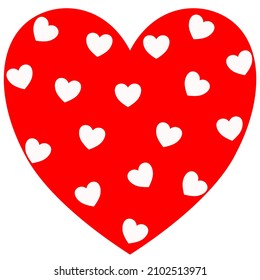 Romantic Heart shape element vector