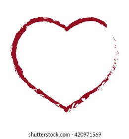 Romantic heart. Vector Love Heart